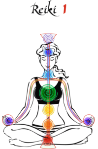 Illustrative image portraying the energy in a person after an Initiation. Illustrative of Level 1.